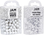 JAM PAPER Colorful Push Pins - Image 2
