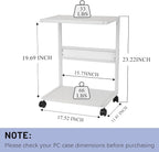 Bfttlity PC Stand Computer Tower Stand 2-Tier Metal CPU Holder - Image 2