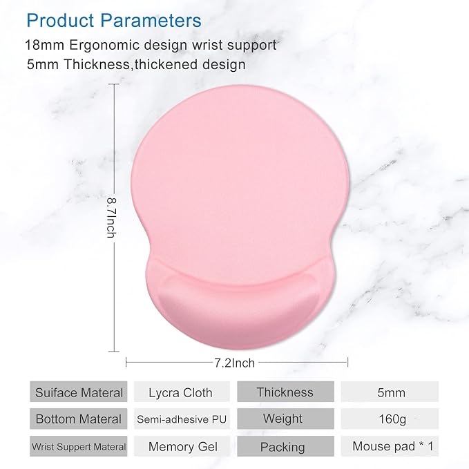 ITNRSIIET Ergonomic Mouse Pad - Image 5