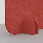 Escape 12" Freestanding Desk Divider | Eco-Friendly Acoustic Privacy Screen | - Image 3