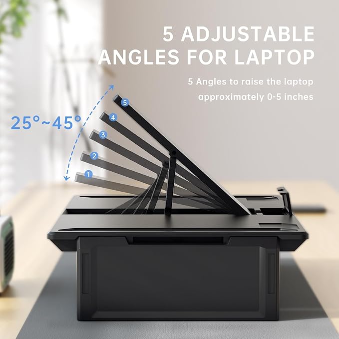 Heymaster Dual Monitor Stand for Desk, Gaming Monitor Riser - Image 3