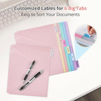 Bundle 10 Packs 6-Tab Letter Size Dividers - Image 4