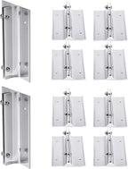 SINKAA Aluminum Corridor Sign Holder, 10 Pack Direct Sign Mount Bracket by SINKAA
