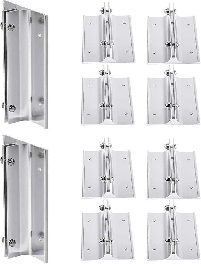 SINKAA Aluminum Corridor Sign Holder, 10 Pack Direct Sign Mount Bracket by SINKAA