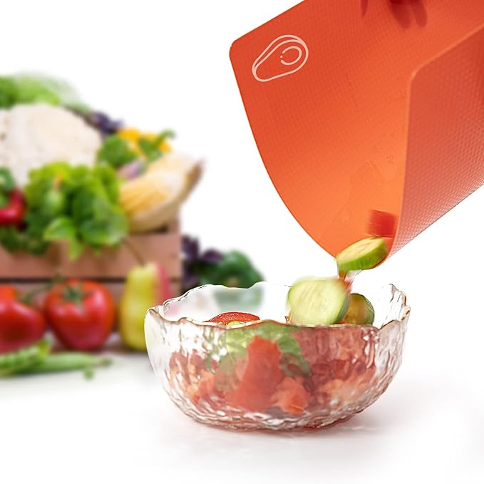 10 Pieces Flexible Cutting Boards, BPA Free Plastic Cutting Boards - Image 5