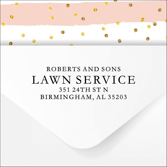 PrettySweetParty Self Inking Return Address Stamp - Image 4
