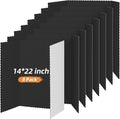 Henoyso 8 Pcs 14 x 22 Inch Black Trifold Poster Board Large Tri Fold by Henoyso