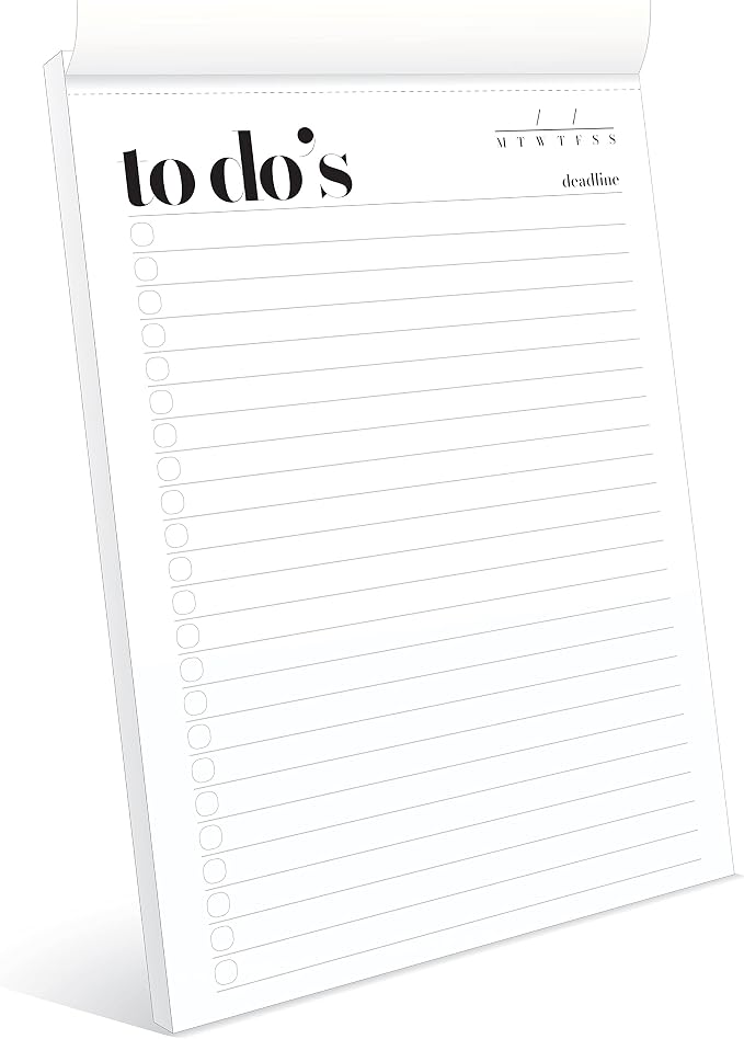To Do List Notepad A5 Size Daily To Do List Planner, Productivity Planner by Hadigu