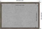 Amanti Art Grey Framed Magnetic Board 26x38 Large Vision Board - Image 4