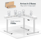 FLEXISPOT 71" Large L Shaped Standing Desk Electric Corner Table - Image 7