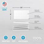 Home Advantage 2x3.5 Blank Index Cards - Image 5