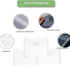 BROTOSPAC 24 PCS Clear Stamps Storage Panels, Resealable Die Cut Storage Bag - Image 3