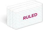 KAISA Lined Index Card 3"x5" Index Cards Flashcards, Blank on Back Index Cards - Image 6