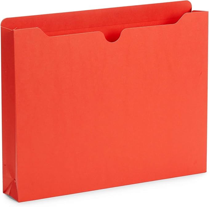Blue Summit Supplies 1 Inch File Jackets, Expandable Folders, Heavy Duty 1 Inch - Image 5
