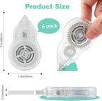 M&G White Correction Tape, 39.37 Ft/Pack, - Image 2