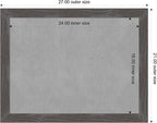 Amanti Art Grey Framed Magnetic Board 21x27 Medium Vision Board - Image 4