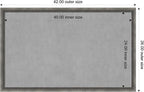 Amanti Art Grey Framed Magnetic Board 26x42 Large Vision Board - Image 3