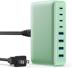USB C Charger 200W USB C Charger Block GaN III 8-Port Fast Charging Station PD by GKUTW
