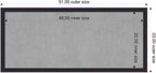 Amanti Art Black Framed Magnetic Board 23x51 Oversize Vision Board - Image 2