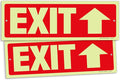 iSYFIX Exit Signs with Directional Up Arrow by iSYFIXPREMIUMSIGNS