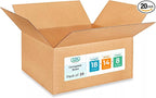 Medium Shipping & Moving Boxes 18"L x 14"W x 8"H by IDLPackaging