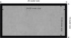 Amanti Art Black Framed Magnetic Board 13x25 Small Vision Board - Image 4