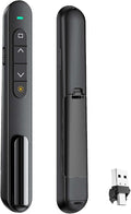 QUI Presentation Clicker for PowerPoint, RF 2.4GHz USB C Wireless Presenter by QUI