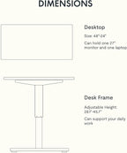 FLEXISPOT EN1 One-Piece Standing Desk - Image 5