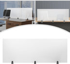Desk Divider for Students and Desk Privacy Panel, Frosted Acrylic Plexiglass - Image 9