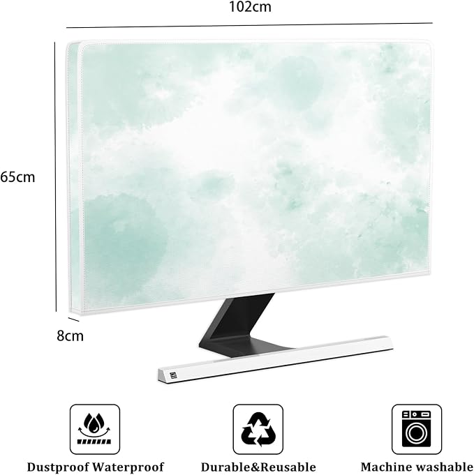 Baocicco Abstract Watercolor Waterproof TV Display Screen Cover 40, 43 Inch - Image 2