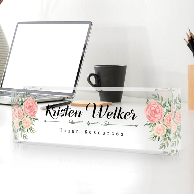SalaGraphics Desk Name Plate Personalized, Custom - Image 4