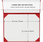 Diploma Cover 8.5” x11” Diploma Holder of Graduation Leatherette Padded - Image 6