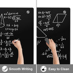 Large Black Glass Dry Erase Board, 96 x 48 Inches Magnetic Glass whiteboard - Image 3