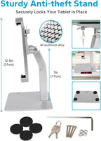 GDZN Anti-Theft Tablet Kiosk Stand - Image 6