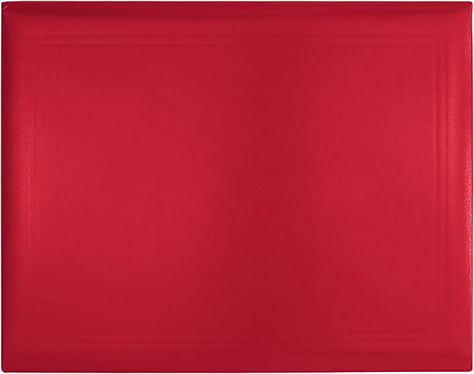 GraduationMall 8.5"x11" Smooth Padded Diploma Cover Certificate Holder Red - Image 2