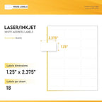 HOUSELABELS 18-up Address Labels - Image 3