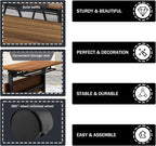 Folding Conference Table, Modern Office Conference Room Tables, Flip-Top Mobile - Image 6