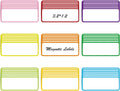 54pcs Magnetic Dry Erase Labels，Magnets Sticker，11 Colors Reusable Erasable by Unknown