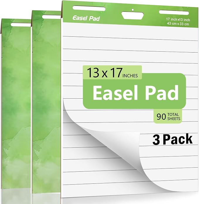 Sticky Easel Pad, Anchor Chart Paper, Our Sticky Easel Pads measure 13 x 17 by Unknown