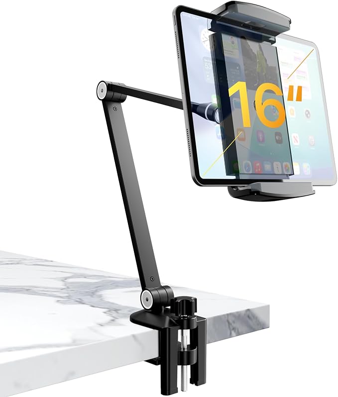 Tablet Stand Holder-Adjustable iPad Desk Mount by ROADOM