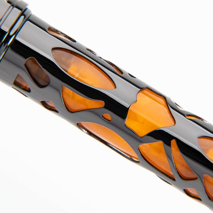 Conklin Endura Deco Crest Fountain Pen in Orange - Image 12