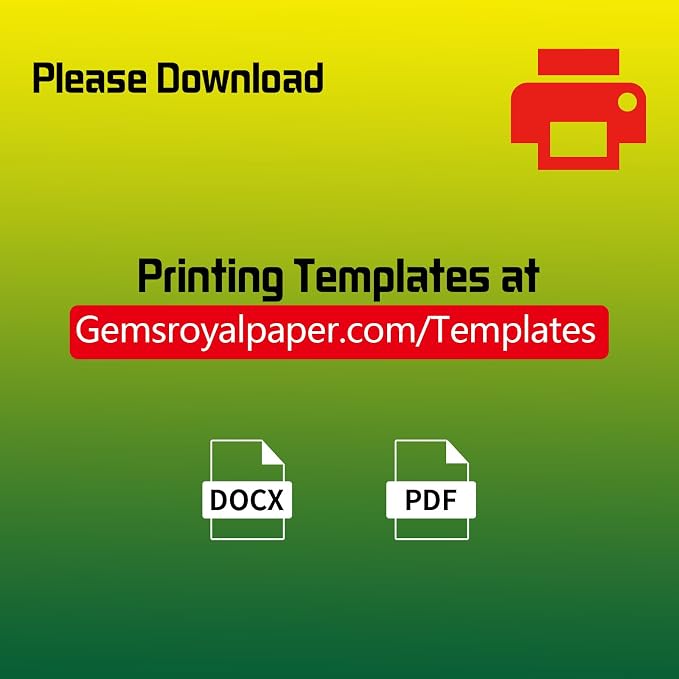 Gemsroyal 1.5 inch Round Labels Printable, Matte White Circle Labels - Image 3