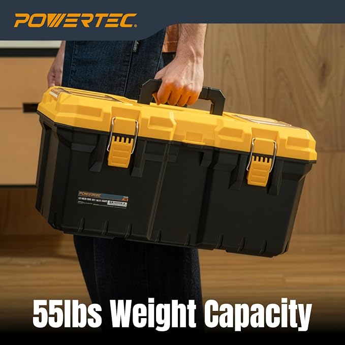 POWERTEC 22-Inch Tool Box with Trays - Image 5