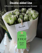 Uniclife 100 Pcs Green Blank Shipping Tags - Image 2