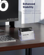 Uniclife 4 Pack Acrylic Business Card Holder - Image 6