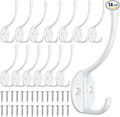 Homanu 14 Pack Coat Hooks Wall Mounted by Homanu