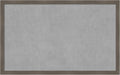 Amanti Art Grey Framed Magnetic Board 26x42 Large Vision Board by AmantiArt