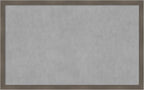 Amanti Art Grey Framed Magnetic Board 26x42 Large Vision Board by AmantiArt