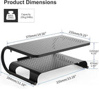 suptek Double-Deck Desk Monitor Stand Riser - Image 5