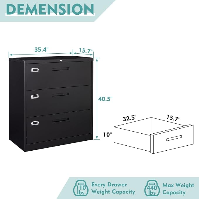 MIIIKO Lateral File Cabinet - Image 3